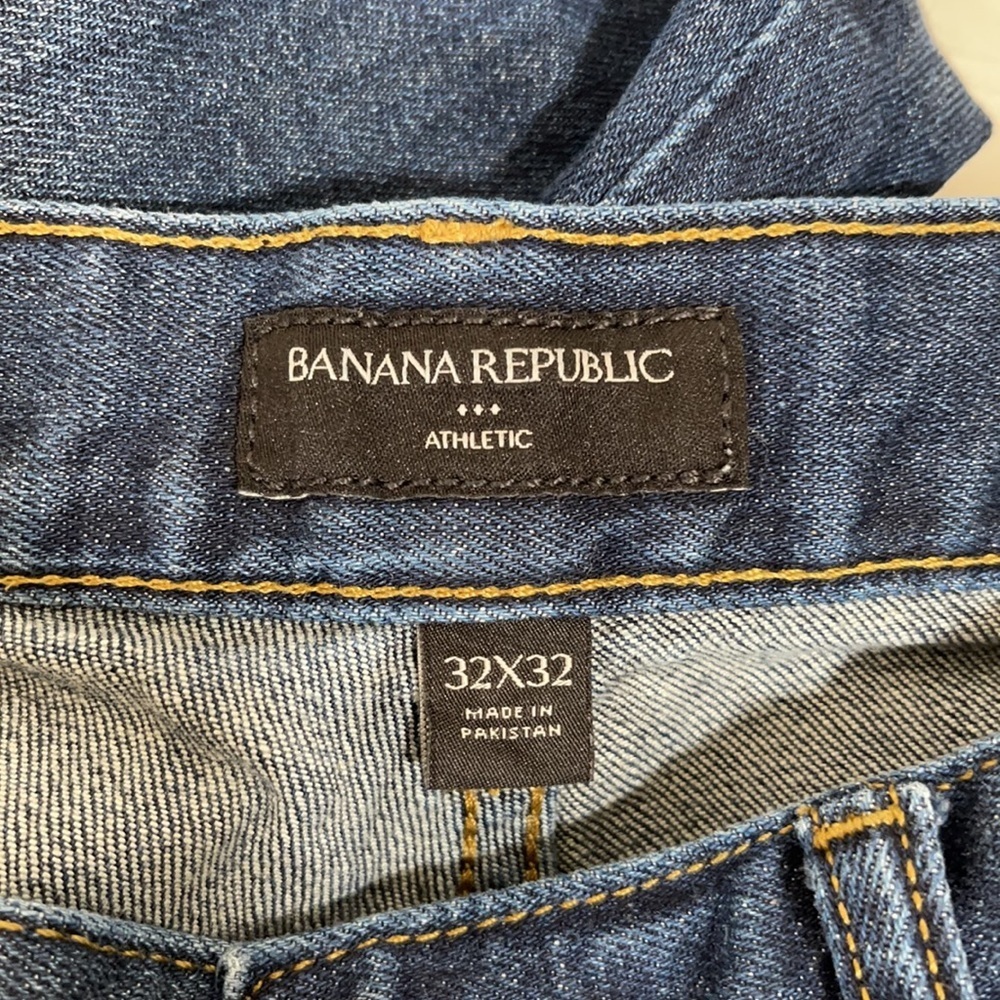 Banana Republic Authentic Blue Wash Denim Jeans Size 32x32 - Picture 7 of 9